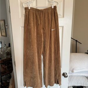 Nike Tan Corduroy Drawstring Pants